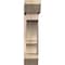 Ekena Millwork Balboa Slat Smooth Bracket w/ Offset Brace, Douglas Fir, 7 1/2"W x 28"D x 32"H BKT0806X28X32BOA06SDF - alternate 2